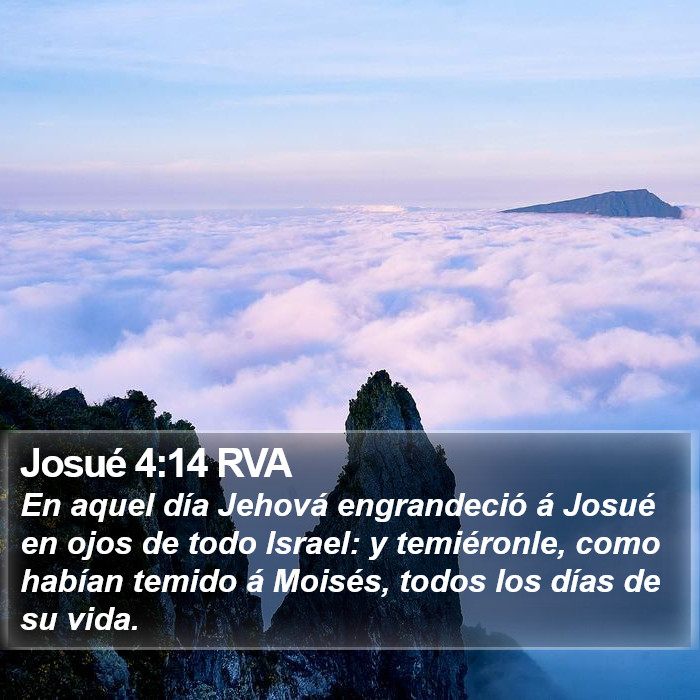 Josué 4:14 RVA Bible Study