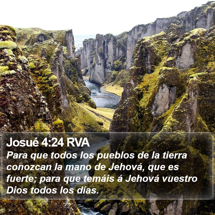 Josué 4:24 RVA Bible Study