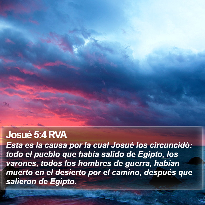 Josué 5:4 RVA Bible Study