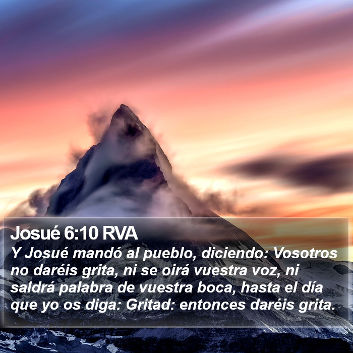 Josué 6:10 RVA Bible Study