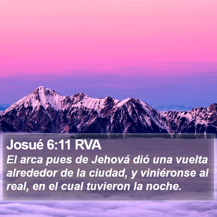 Josué 6:11 RVA Bible Study