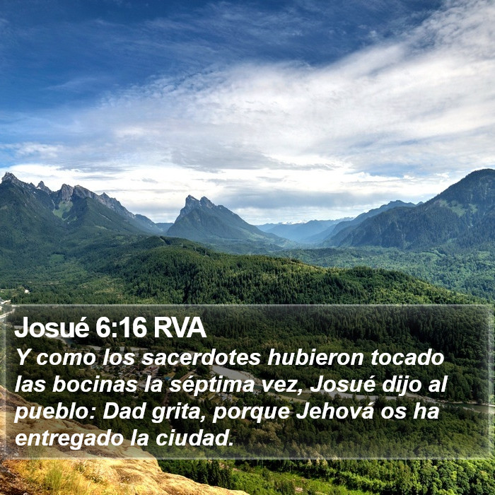 Josué 6:16 RVA Bible Study