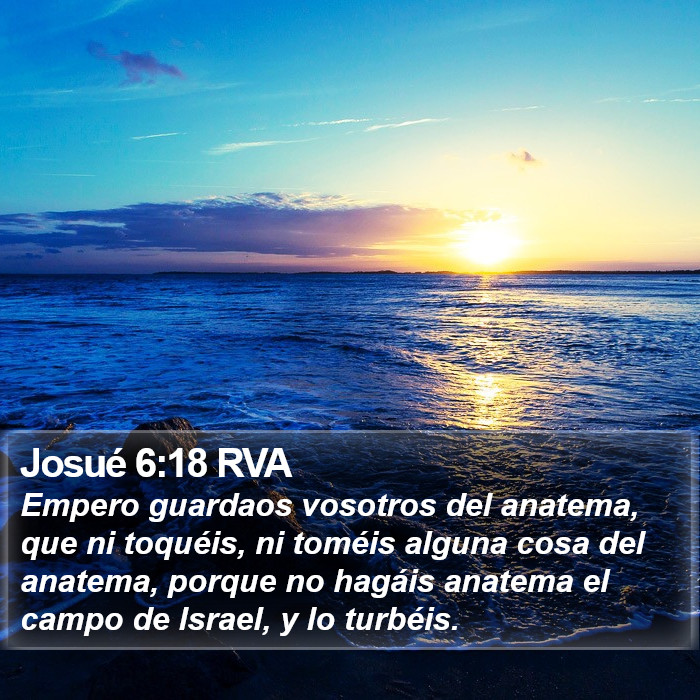 Josué 6:18 RVA Bible Study