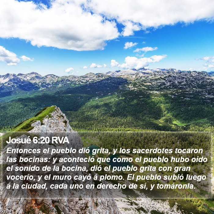 Josué 6:20 RVA Bible Study