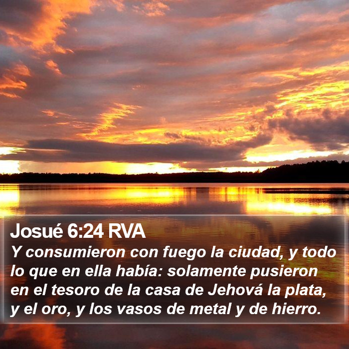 Josué 6:24 RVA Bible Study