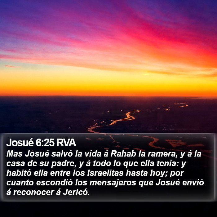 Josué 6:25 RVA Bible Study