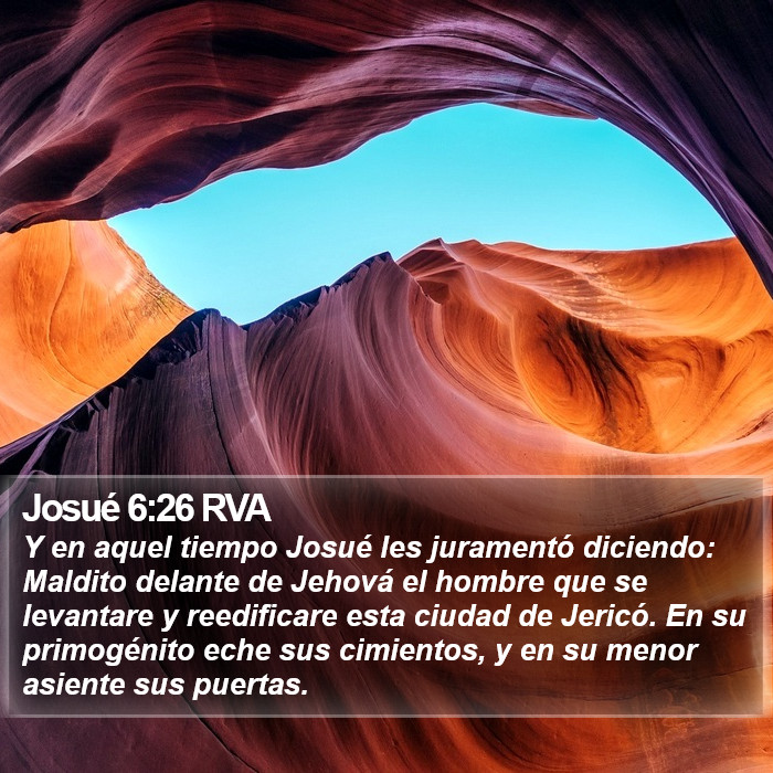 Josué 6:26 RVA Bible Study