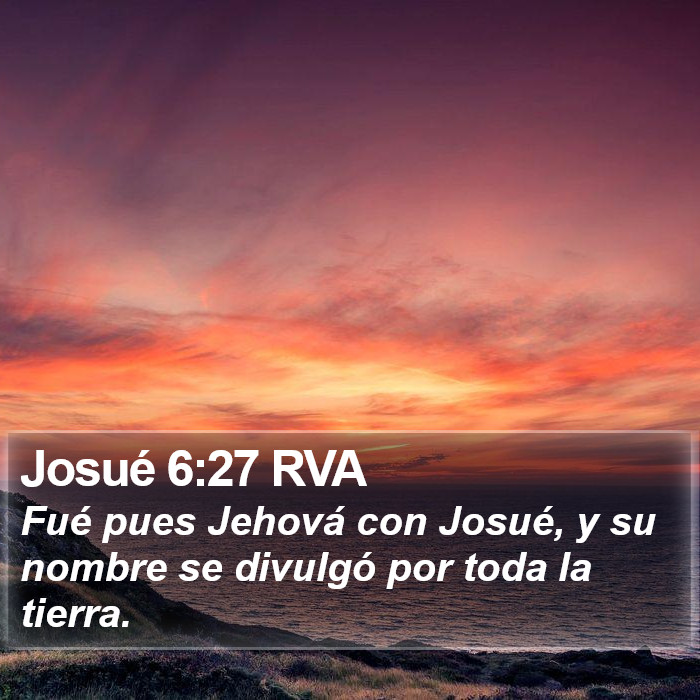 Josué 6:27 RVA Bible Study