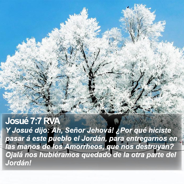 Josué 7:7 RVA Bible Study