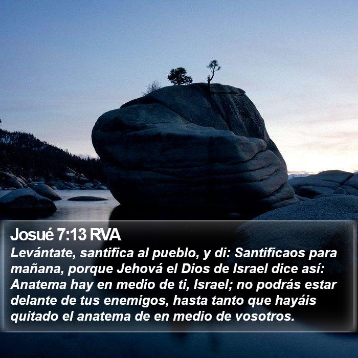 Josué 7:13 RVA Bible Study