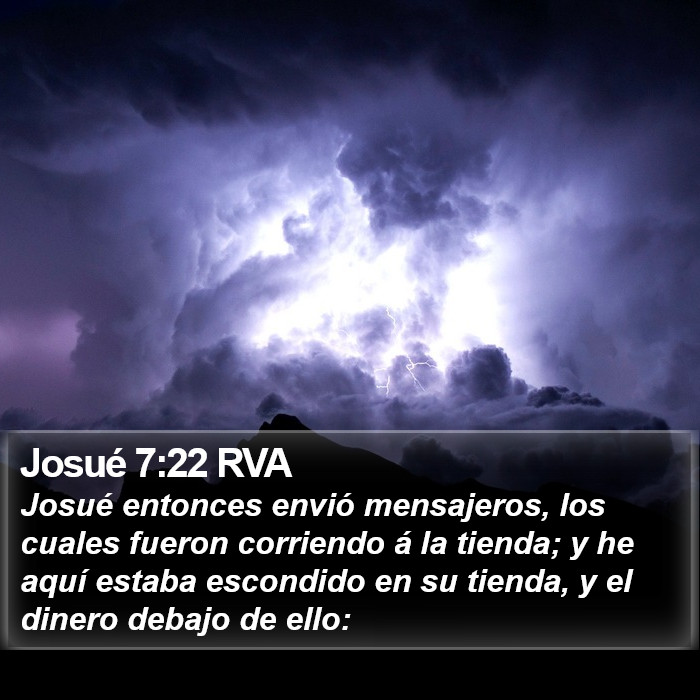 Josué 7:22 RVA Bible Study