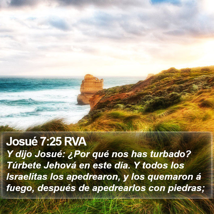 Josué 7:25 RVA Bible Study