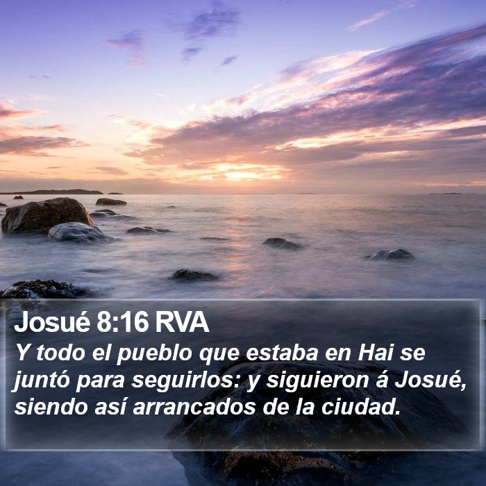 Josué 8:16 RVA Bible Study