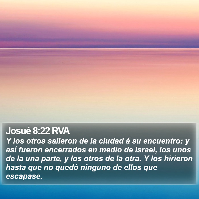 Josué 8:22 RVA Bible Study