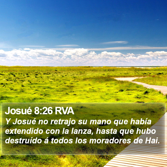 Josué 8:26 RVA Bible Study