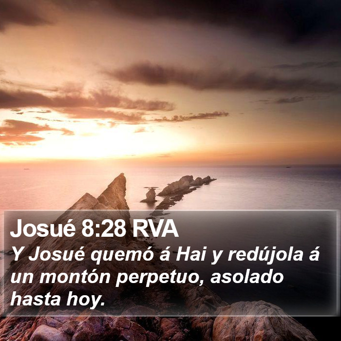 Josué 8:28 RVA Bible Study