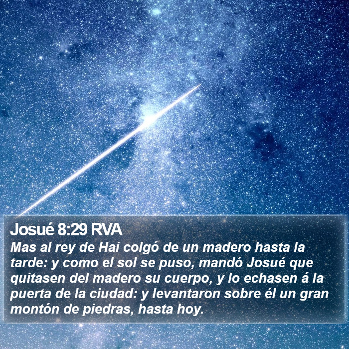 Josué 8:29 RVA Bible Study