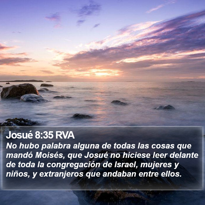 Josué 8:35 RVA Bible Study