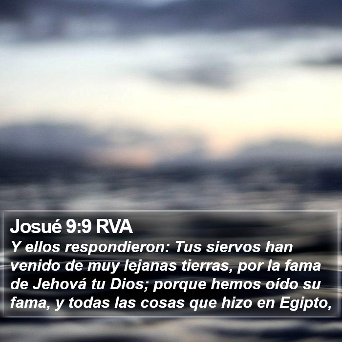 Josué 9:9 RVA Bible Study