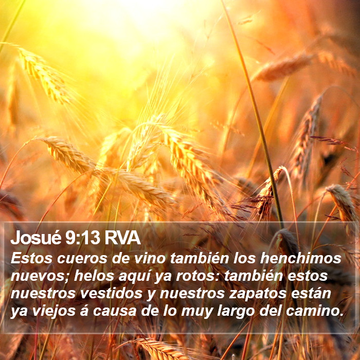 Josué 9:13 RVA Bible Study