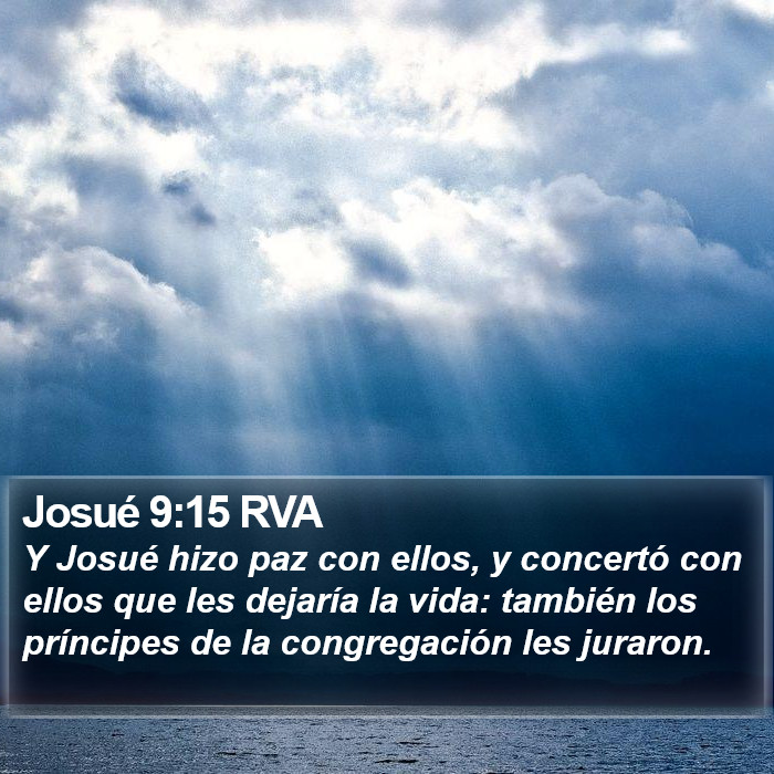 Josué 9:15 RVA Bible Study