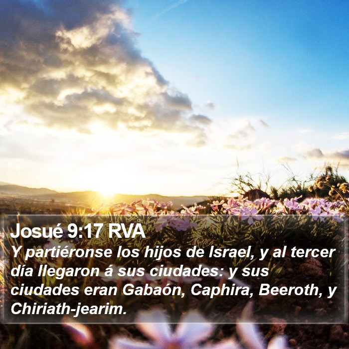 Josué 9:17 RVA Bible Study