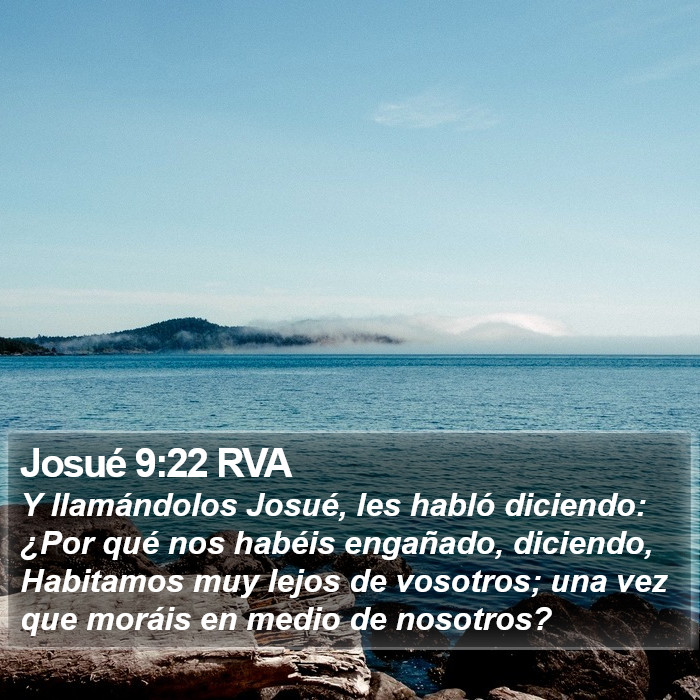 Josué 9:22 RVA Bible Study