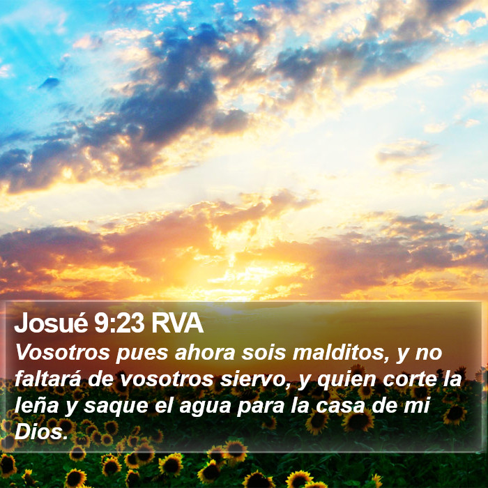 Josué 9:23 RVA Bible Study