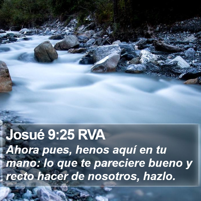 Josué 9:25 RVA Bible Study