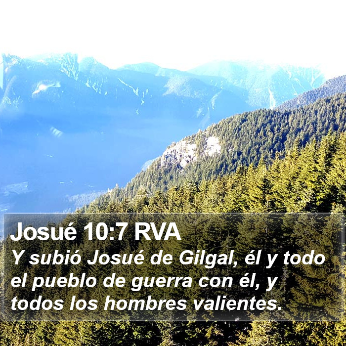 Josué 10:7 RVA Bible Study