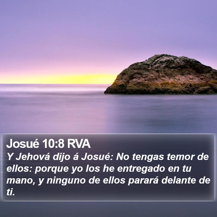 Josué 10:8 RVA Bible Study