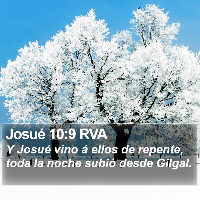 Josué 10:9 RVA Bible Study