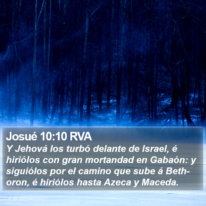 Josué 10:10 RVA Bible Study