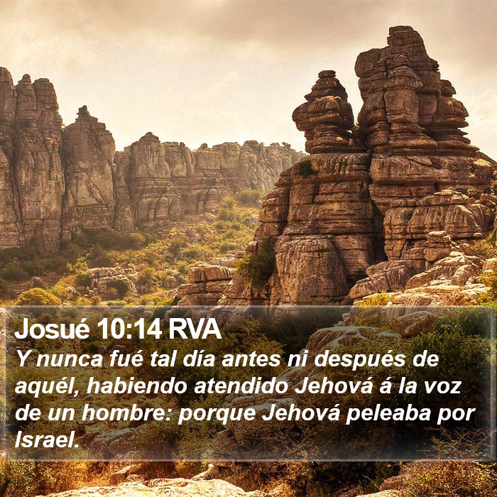 Josué 10:14 RVA Bible Study