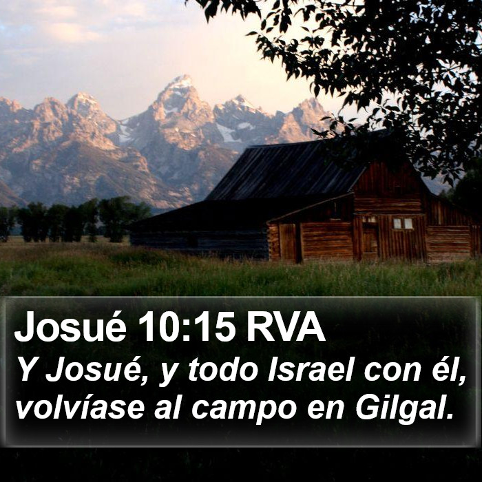 Josué 10:15 RVA Bible Study