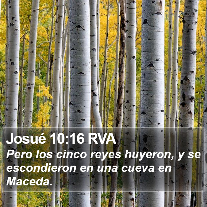 Josué 10:16 RVA Bible Study