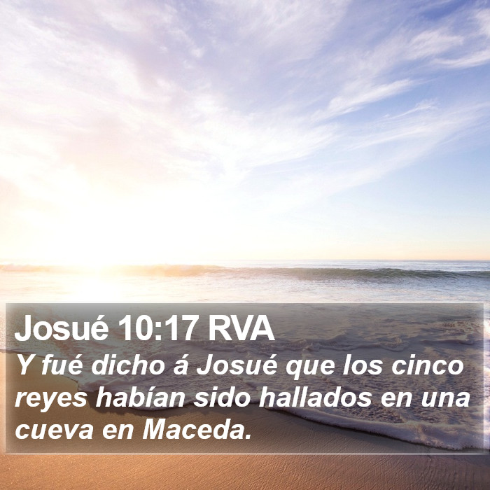 Josué 10:17 RVA Bible Study