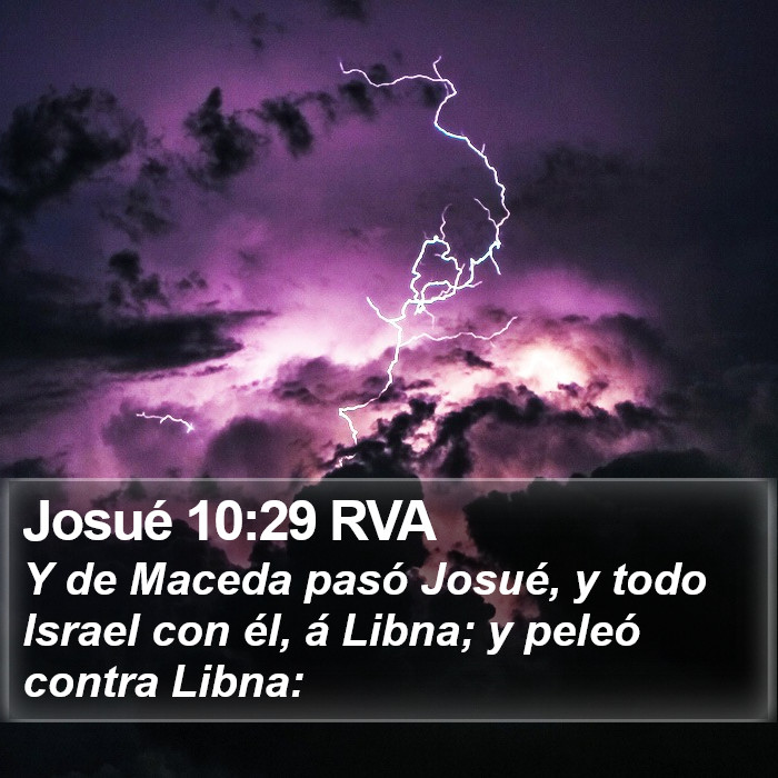 Josué 10:29 RVA Bible Study