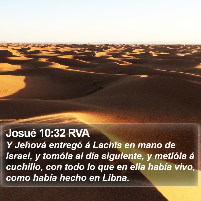 Josué 10:32 RVA Bible Study