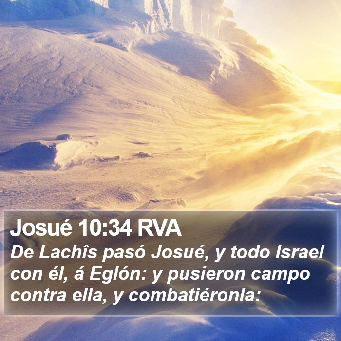 Josué 10:34 RVA Bible Study