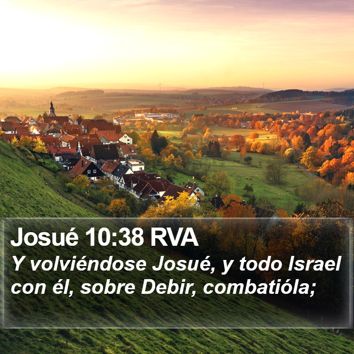 Josué 10:38 RVA Bible Study