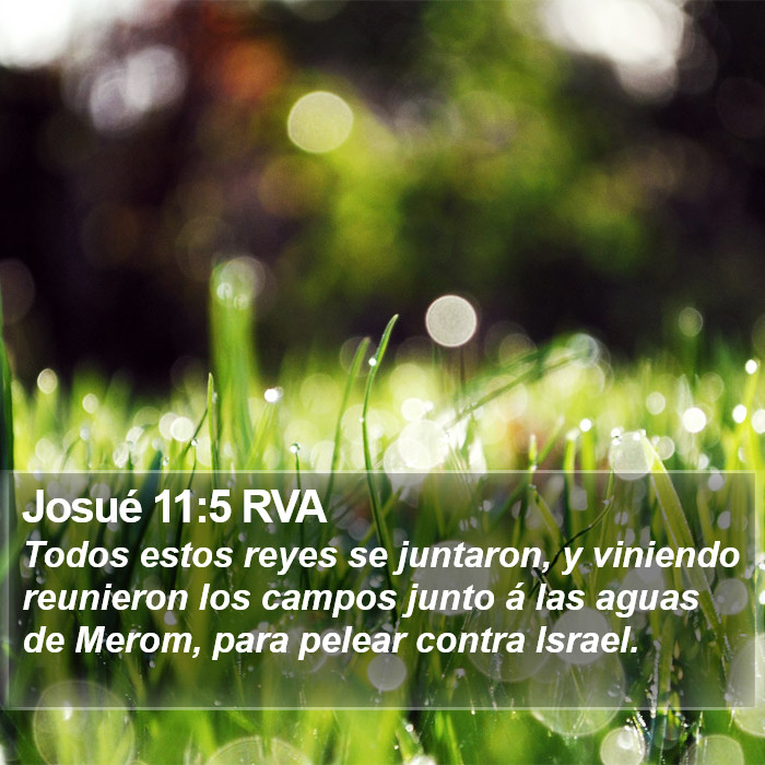 Josué 11:5 RVA Bible Study