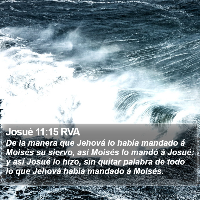 Josué 11:15 RVA Bible Study