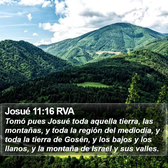 Josué 11:16 RVA Bible Study