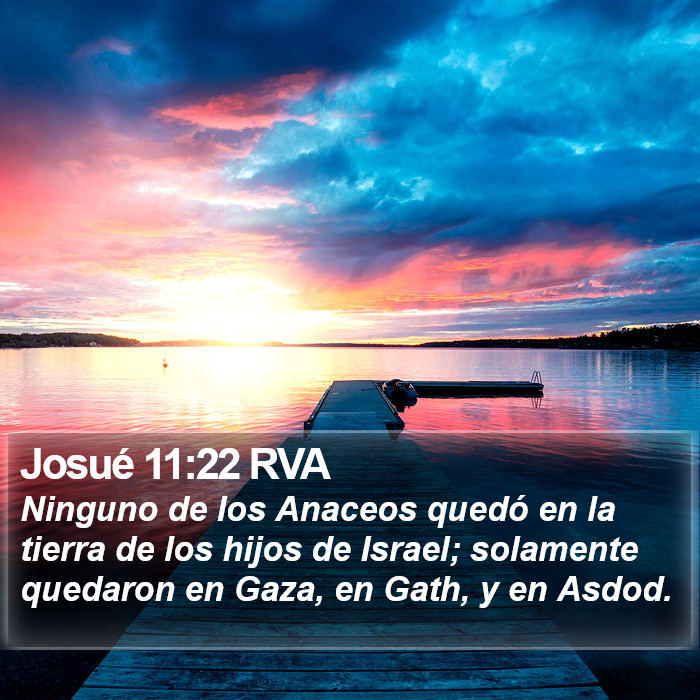 Josué 11:22 RVA Bible Study