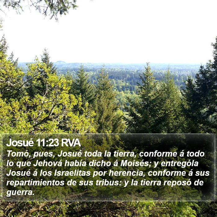 Josué 11:23 RVA Bible Study