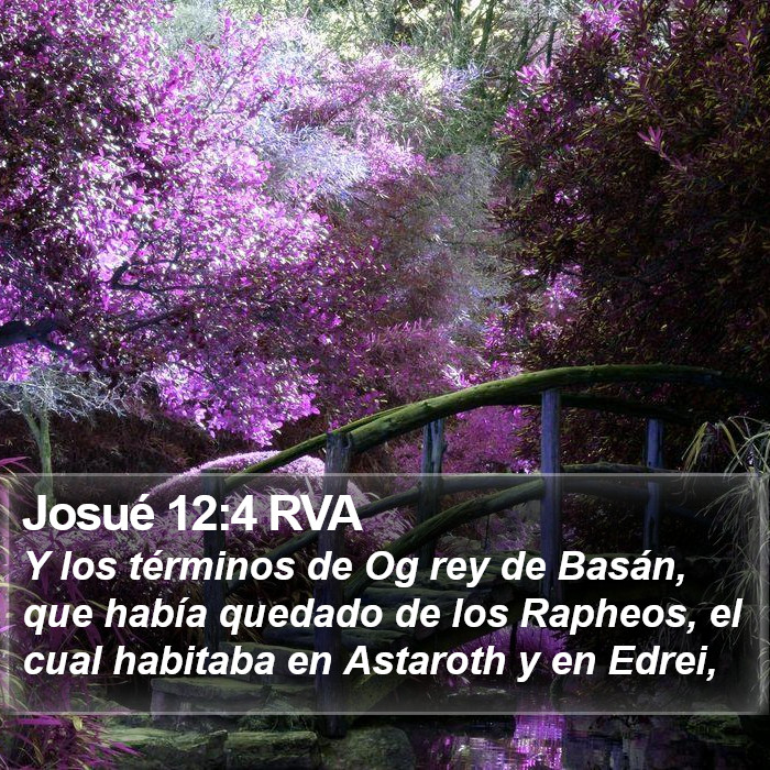 Josué 12:4 RVA Bible Study