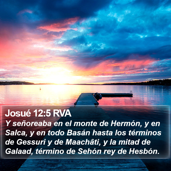 Josué 12:5 RVA Bible Study