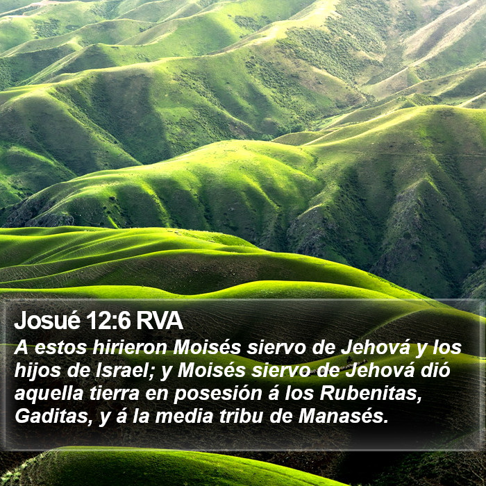 Josué 12:6 RVA Bible Study