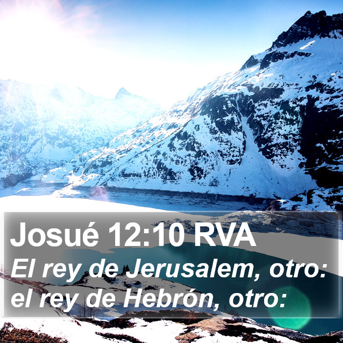 Josué 12:10 RVA Bible Study